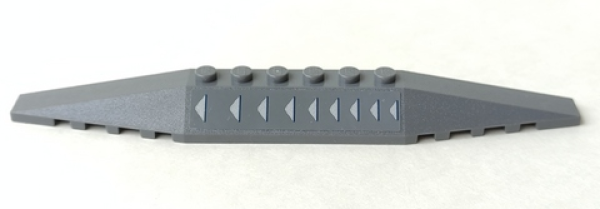 Lego Wedge 2 x 16, decorated (30382pb02L)